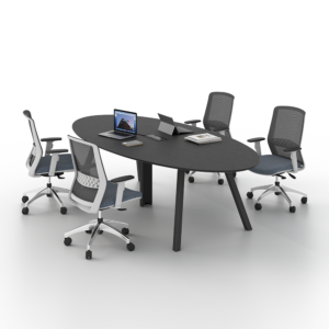 Mesa de reunião oval Work Marelli